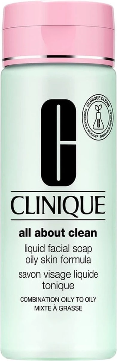 Clinique Liquid Facial Soap Gezichtsreiniger Oily Combination - 200 Ml 8 Clinique Liquid Facial Soap Gezichtsreiniger Oily Combination - 200 Ml - Afbeelding 8