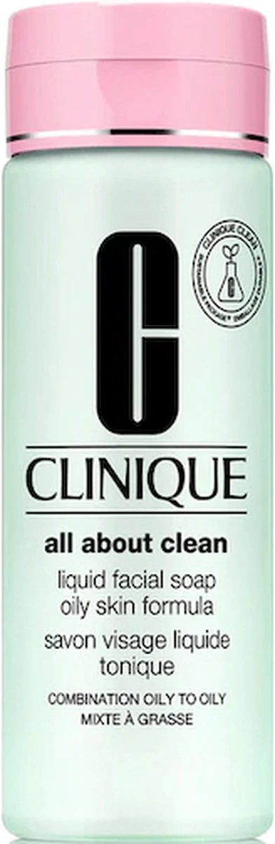 Clinique Liquid Facial Soap Gezichtsreiniger Oily Combination - 200 Ml 6 Clinique Liquid Facial Soap Gezichtsreiniger Oily Combination - 200 Ml - Afbeelding 6