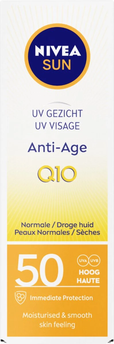 Nivea Sun UV Anti-Age En Anti-Pigment Zonnebrand Gezicht SPF 50 50 Ml 2 Nivea Sun UV Anti-Age En Anti-Pigment Zonnebrand Gezicht SPF 50 50 Ml - Afbeelding 2