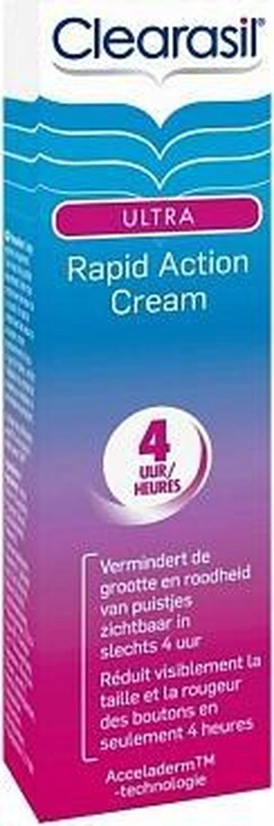 Clearasil Ultra Rapid Action Cream Behandelingscreme - 15 Ml 4 Clearasil Ultra Rapid Action Cream Behandelingscreme - 15 Ml - Afbeelding 4