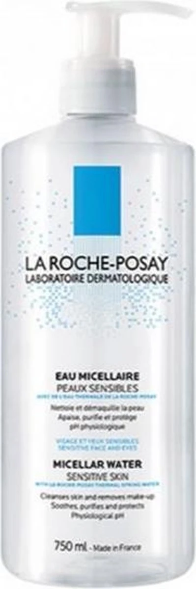 La Roche-Posay Fysiologisch Micellair Water - 750ml - Gevoelige Huid 8 La Roche-Posay Fysiologisch Micellair Water - 750ml - Gevoelige Huid - Afbeelding 8