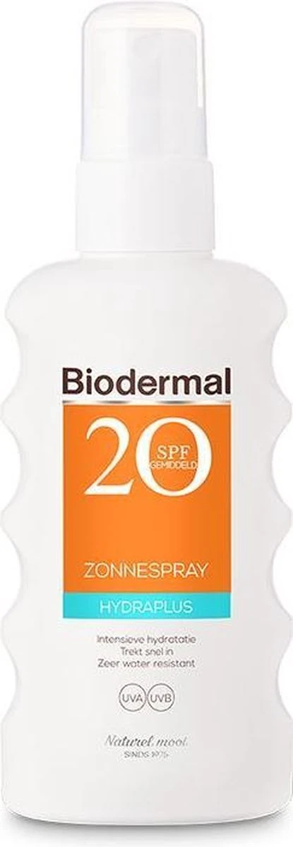 Biodermal Zonnebrand – Hydraplus Zonnespray – Zonnebrand Spray Met SPF 20 - 175ml 8 Biodermal Zonnebrand – Hydraplus Zonnespray – Zonnebrand Spray Met SPF 20 - 175ml - Afbeelding 8