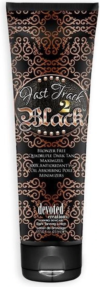 Devoted Creations Fast Track 2 Black - Zonnebankcrème - 251 Ml 2 Devoted Creations Fast Track 2 Black - Zonnebankcrème - 251 Ml - Afbeelding 2