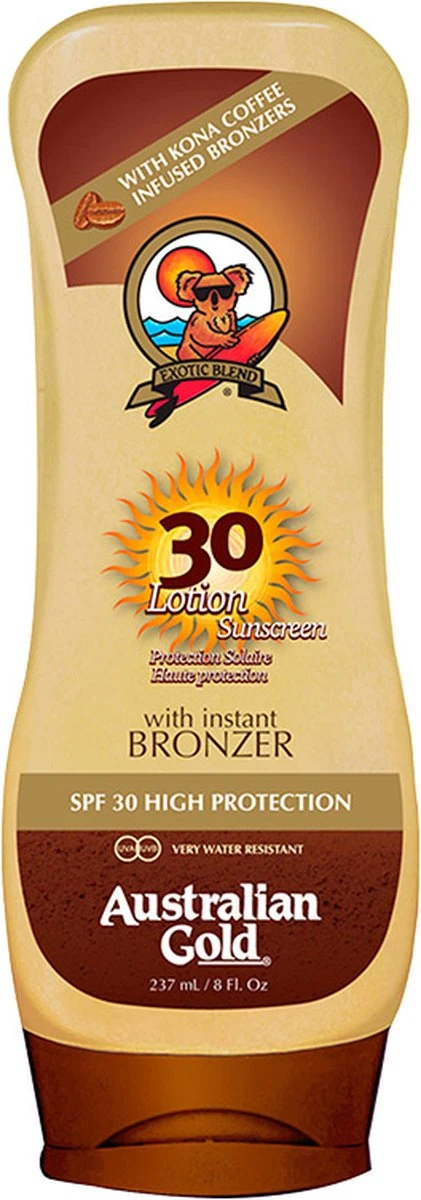 Australian Gold SPF 30 Lotion - Zonnebrand - Met Bronzer - 237 Ml 3 Australian Gold SPF 30 Lotion - Zonnebrand - Met Bronzer - 237 Ml - Afbeelding 3