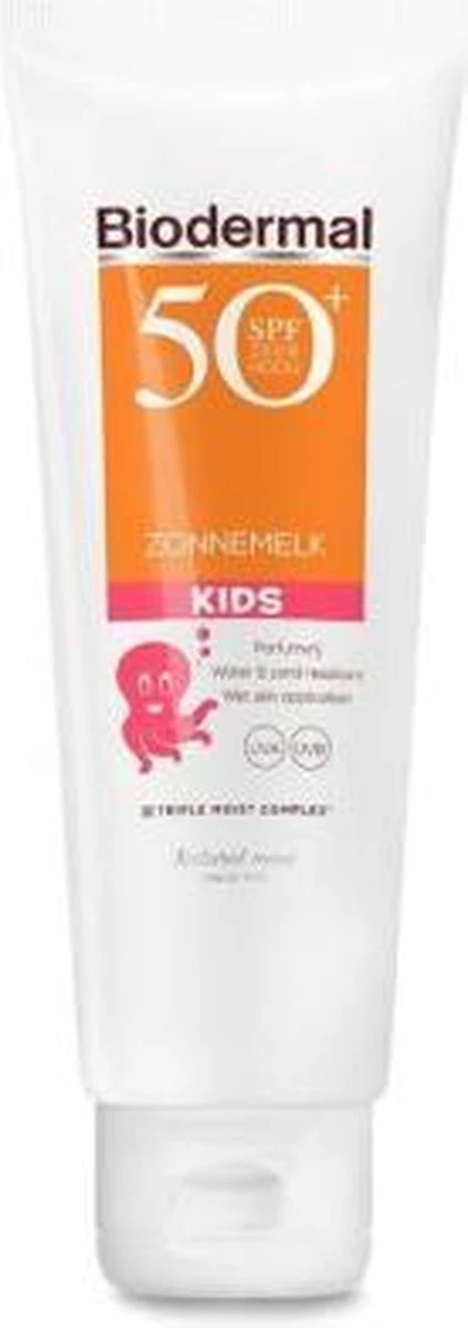 Biodermal Zonnebrand Kids - Zonnebrand Kind Met SPF50+ - Zonnemelk Speciaal Voor Kinderen - 125ml 4 Biodermal Zonnebrand Kids - Zonnebrand Kind Met SPF50+ - Zonnemelk Speciaal Voor Kinderen - 125ml - Afbeelding 4