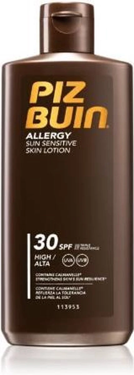 Piz Buin - Allergy Sun Sensitive Skin Lotion Spf 30 - Sunscreen Milk For Sensitive Skin 3 Piz Buin - Allergy Sun Sensitive Skin Lotion Spf 30 - Sunscreen Milk For Sensitive Skin - Afbeelding 3