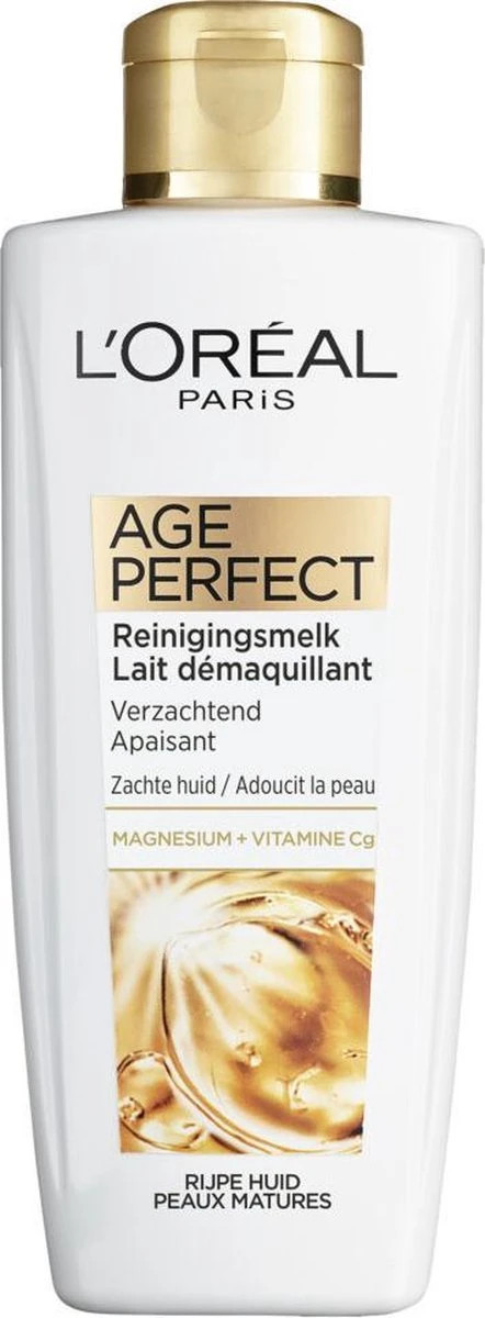 L’Oréal Paris Age Perfect Reinigingsmelk - 200 Ml - Anti Rimpel 1 L’Oréal Paris Age Perfect Reinigingsmelk - 200 Ml - Anti Rimpel