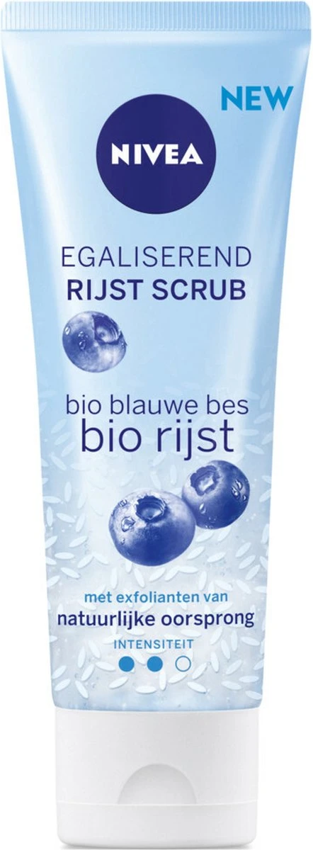 NIVEA Egaliserend Bio Rijst Scrub - Bio Blauwe Bes Normale Huid - 75ml 8 NIVEA Egaliserend Bio Rijst Scrub - Bio Blauwe Bes Normale Huid - 75ml - Afbeelding 8