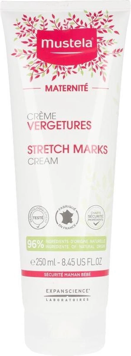Mustela MATERNITÉ Stretch Marks Prevention Cream 250 Ml 3 Mustela MATERNITÉ Stretch Marks Prevention Cream 250 Ml - Afbeelding 3