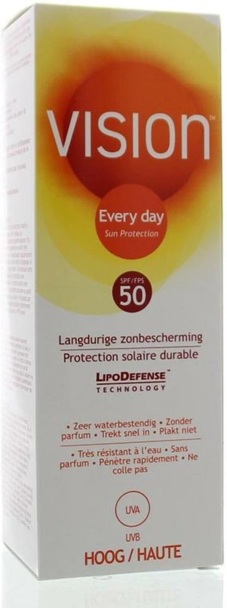 Vision Every Day Sun Protection - Zonnebrand - SPF 50 - 180 Ml 18 Vision Every Day Sun Protection - Zonnebrand - SPF 50 - 180 Ml - Afbeelding 18