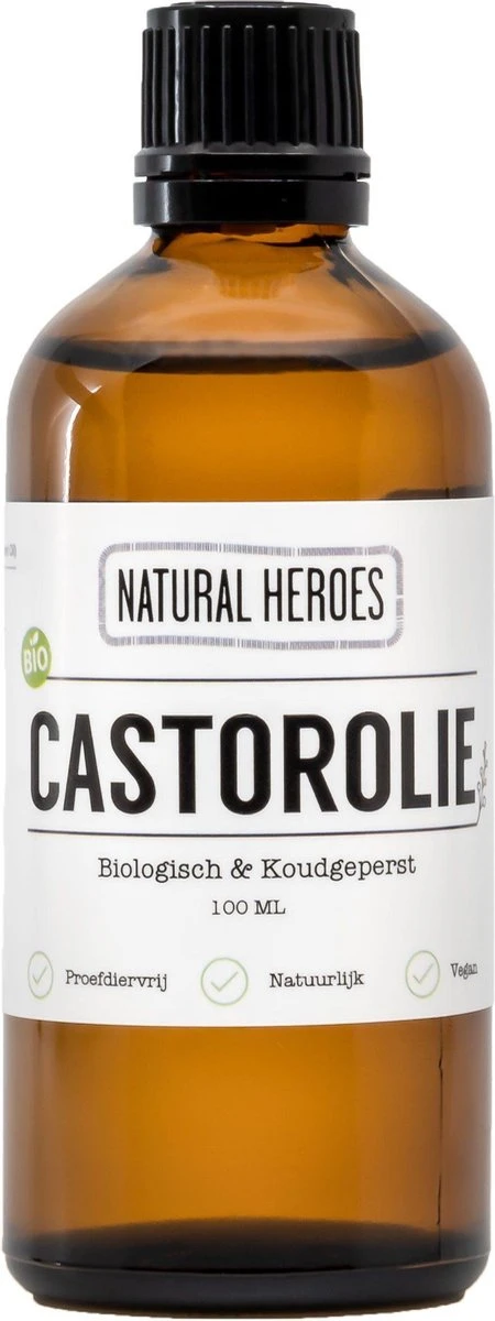 Castorolie (Biologisch & Koudgeperst) 100ml 2 Castorolie (Biologisch & Koudgeperst) 100ml - Afbeelding 2