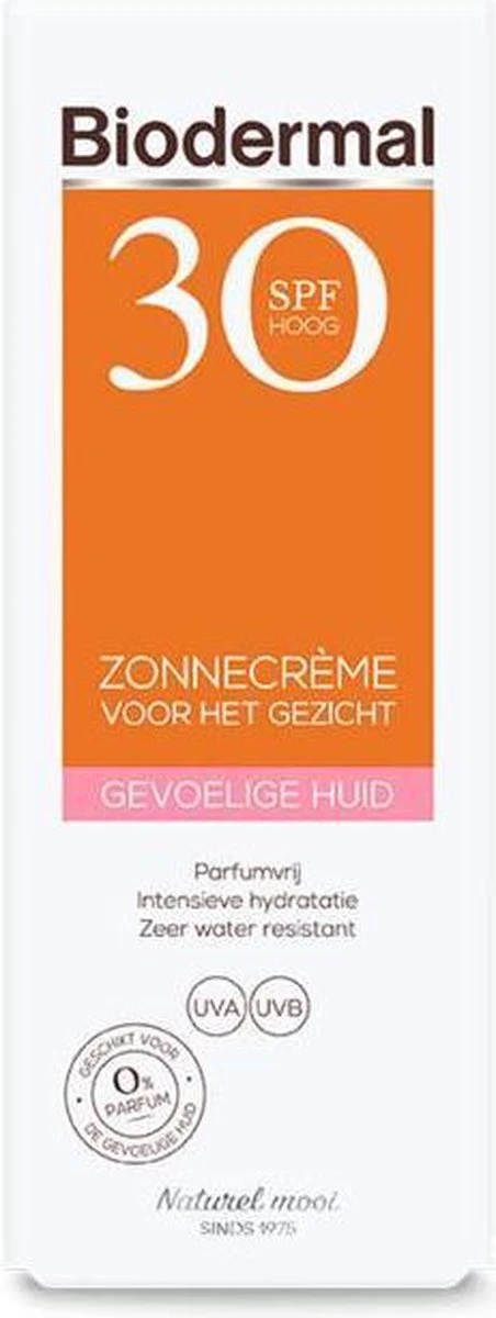 Biodermal Zonnebrand Voor De Gevoelige Huid - SPF 30 - 50ml - Zonnebrand Voor Het Gezicht 9 Biodermal Zonnebrand Voor De Gevoelige Huid - SPF 30 - 50ml - Zonnebrand Voor Het Gezicht - Afbeelding 9