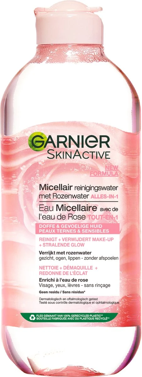 Garnier Skinactive Micellair Reinigingswater Met Rozenwater - 400 Ml 1 Garnier Skinactive Micellair Reinigingswater Met Rozenwater - 400 Ml