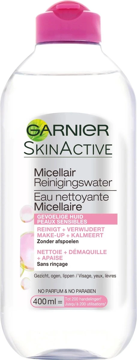 Garnier SkinActive Micellair Reinigingswater Voor De Gevoelige Huid - 3 X 400ml 12 Garnier SkinActive Micellair Reinigingswater Voor De Gevoelige Huid - 3 X 400ml - Afbeelding 12