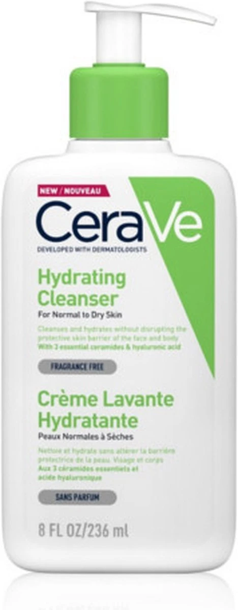 CeraVe - Hydrating Cleanser - Reinigingsmelk - Normale Tot Droge Huid - 473 Ml 14 CeraVe - Hydrating Cleanser - Reinigingsmelk - Normale Tot Droge Huid - 473 Ml - Afbeelding 14