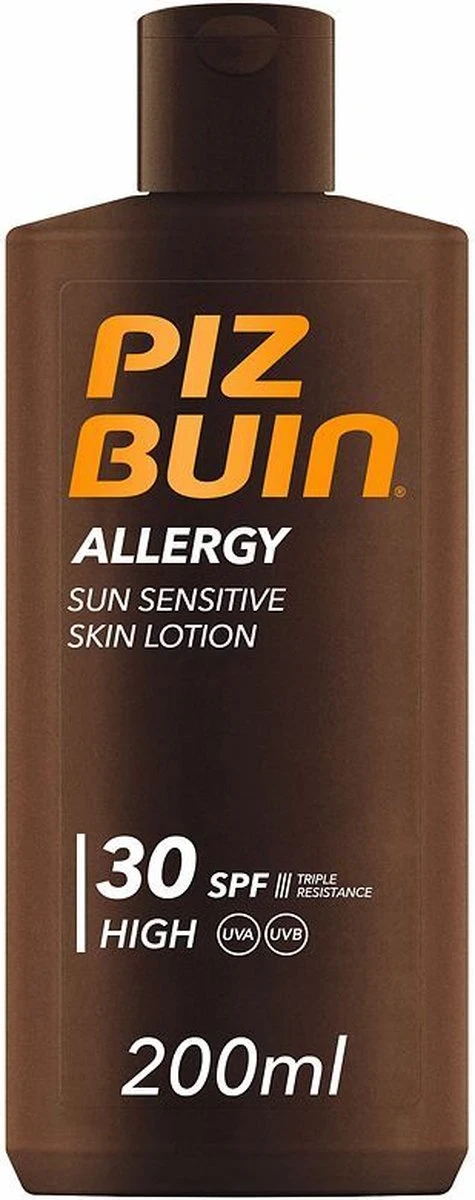 Piz Buin - Allergy Sun Sensitive Skin Lotion Spf 30 - Sunscreen Milk For Sensitive Skin 4 Piz Buin - Allergy Sun Sensitive Skin Lotion Spf 30 - Sunscreen Milk For Sensitive Skin - Afbeelding 4