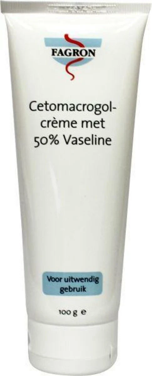 Merkloos Fagron Cetomacrogolcrème Met 50% Vaseline 100GR 2 Merkloos Fagron Cetomacrogolcrème Met 50% Vaseline 100GR - Afbeelding 2