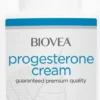 Biovea – Natuurlijke Progesteron Crème – Vermindert Opvliegers, Symptomen Van PMS En Normaliseert Menstruatiecycli – Bouwsteen Voor De Belangrijkste Hormonen – Verhoogt Het Gevoel Van Welzijn – 45 Dagen Voorraad (59 Ml.)