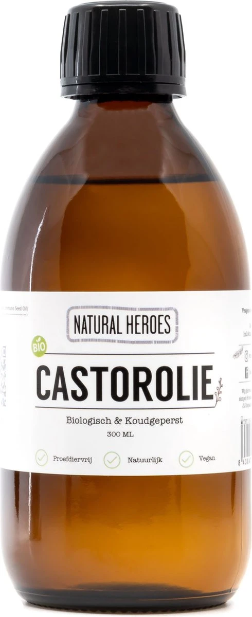 Castorolie (Biologisch & Koudgeperst) 100ml 1 Castorolie (Biologisch & Koudgeperst) 100ml