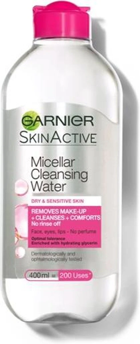 Garnier SkinActive - Micellair Reinigingswater Voor De Droge Huid - 3 X 400 Ml - Micellair Water Voordeelverpakking 11 Garnier SkinActive - Micellair Reinigingswater Voor De Droge Huid - 3 X 400 Ml - Micellair Water Voordeelverpakking - Afbeelding 11