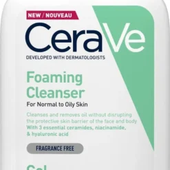 CeraVe - Foaming Cleanser - Reinigingsgel - Normale Tot Vette Huid - 236 Ml
