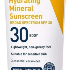 CeraVe Hydraterende Minerale Zonnebrandcrème SPF 30 Bodylotion - 150 Ml