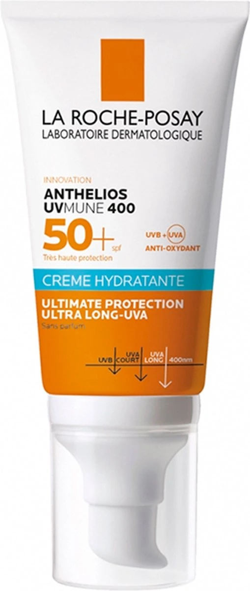 La Roche-Posay Anthelios UVMune 400 - Hydraterende Zonnebrandcrème SPF50+ - Gezicht - 50 Ml 10 La Roche-Posay Anthelios UVMune 400 - Hydraterende Zonnebrandcrème SPF50+ - Gezicht - 50 Ml - Afbeelding 10