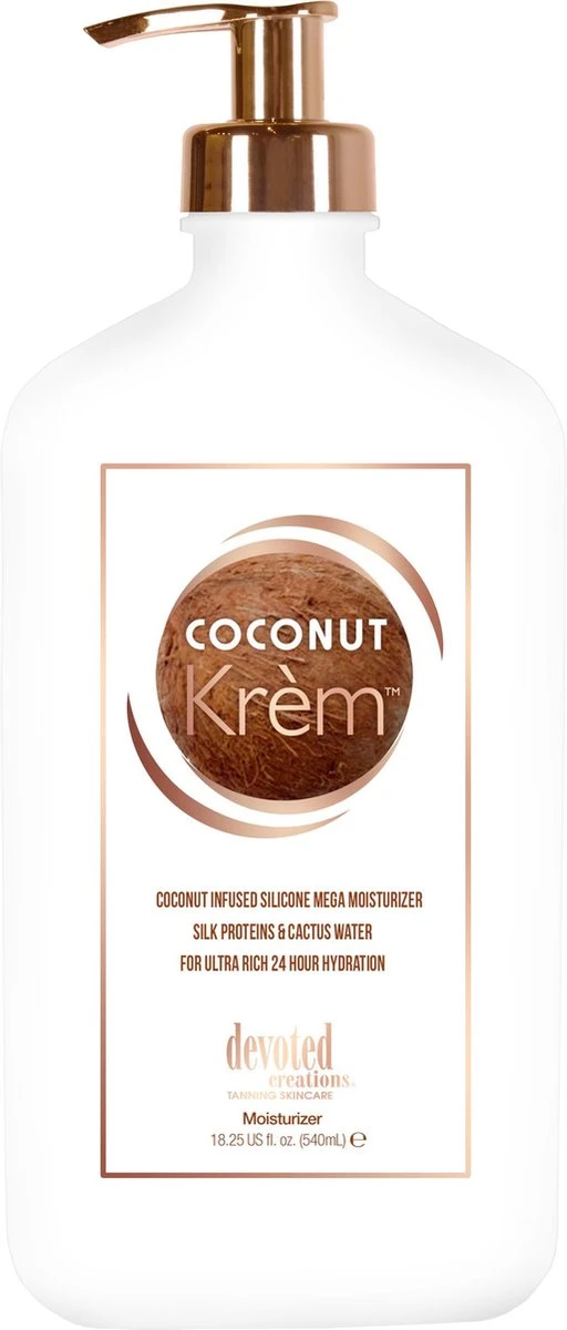 Devoted Creations Coconut Krèm - Moisturizer - 540 Ml 2 Devoted Creations Coconut Krèm - Moisturizer - 540 Ml - Afbeelding 2