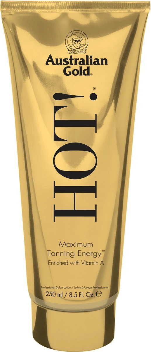 Australian Gold Hot! - 250 Ml - Zonnebankcrème 1 Australian Gold Hot! - 250 Ml - Zonnebankcrème