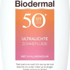 Biodermal Ultralichte Zonnefluide - Zonnebrand Met SPF50+ - Met Hyaluronzuur - Zonnebrand Gezicht 14 Biodermal Ultralichte Zonnefluide - Zonnebrand Met SPF50+ - Met Hyaluronzuur - Zonnebrand Gezicht -Goedkope Gezicht Zoet Winkel 520x1200 1