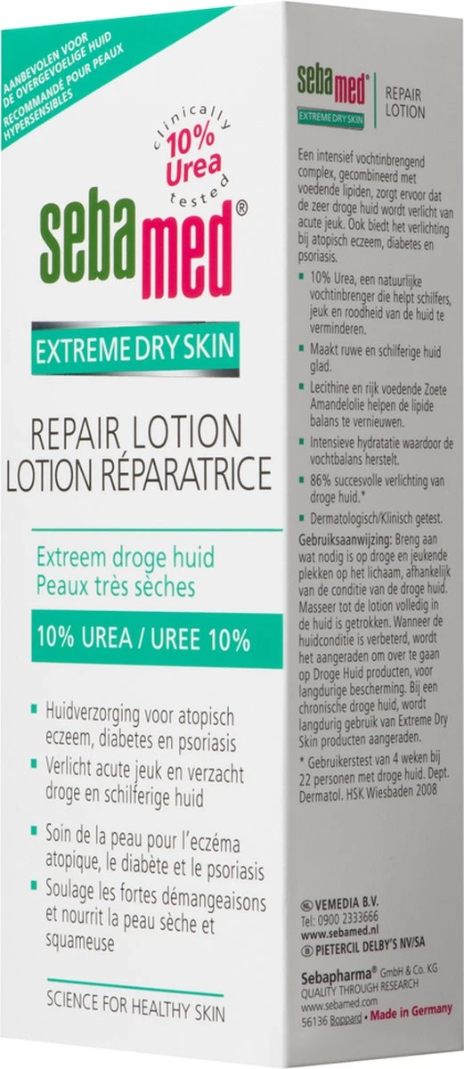 Sebamed Extreme Dry Urea Repair - Lotion 10% - Huidverzorging - 200 Ml 14 Sebamed Extreme Dry Urea Repair - Lotion 10% - Huidverzorging - 200 Ml - Afbeelding 14