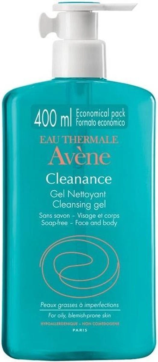 Avène Cleanance Reinigingsgel 400ml 1 Avène Cleanance Reinigingsgel 400ml