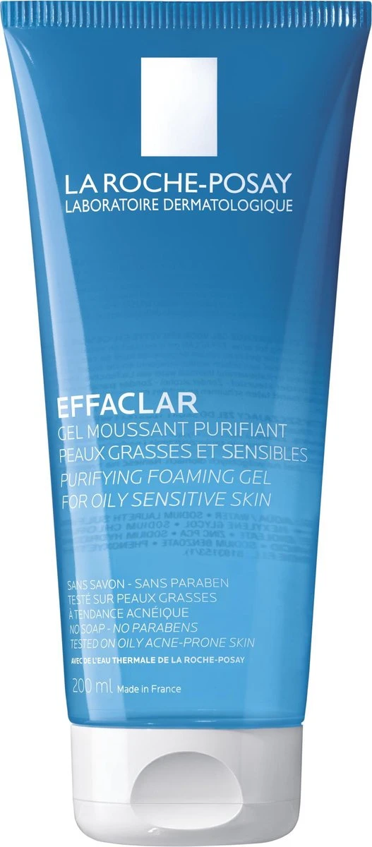 La Roche-Posay Effaclar Zuiverende Gel - 200ml - Onzuivere Huid 1 La Roche-Posay Effaclar Zuiverende Gel - 200ml - Onzuivere Huid