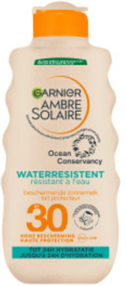 Garnier Ambre Solaire Waterresistente Zonnebrand Crème SPF 30 - 200 Ml 1 Garnier Ambre Solaire Waterresistente Zonnebrand Crème SPF 30 - 200 Ml