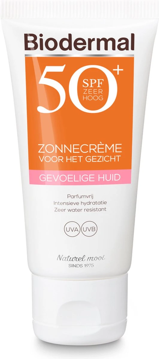 Biodermal Zonnebrand Voor De Gevoelige Huid - SPF 50 - Zonnebrand Voor Het Gezicht - 50ml 10 Biodermal Zonnebrand Voor De Gevoelige Huid - SPF 50 - Zonnebrand Voor Het Gezicht - 50ml - Afbeelding 10