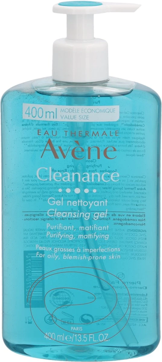 Avène Cleanance Reinigingsgel 400ml 8 Avène Cleanance Reinigingsgel 400ml - Afbeelding 8