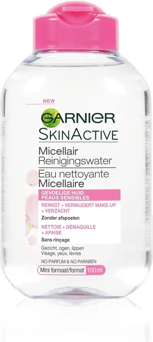 Garnier Skinactive Face Micellair - 6 X 100 Ml - Micellair Water 2 Garnier Skinactive Face Micellair - 6 X 100 Ml - Micellair Water - Afbeelding 2
