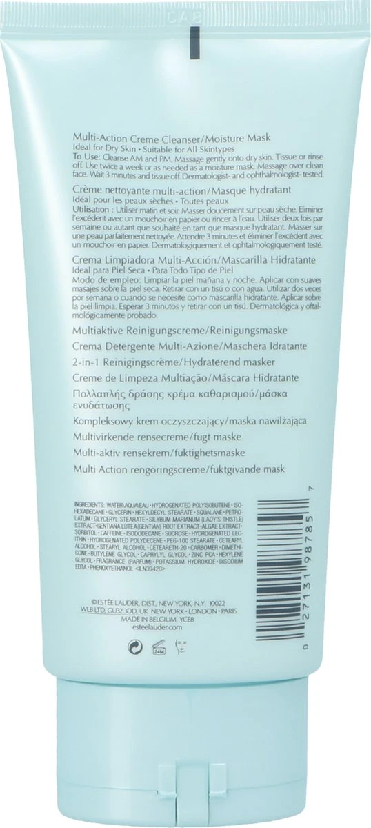 Estée Lauder Perfectly Clean Multi-Action Creme Cleanser/Moisture Mask Reinigingscrème - 150 Ml 2 Estée Lauder Perfectly Clean Multi-Action Creme Cleanser/Moisture Mask Reinigingscrème - 150 Ml - Afbeelding 2