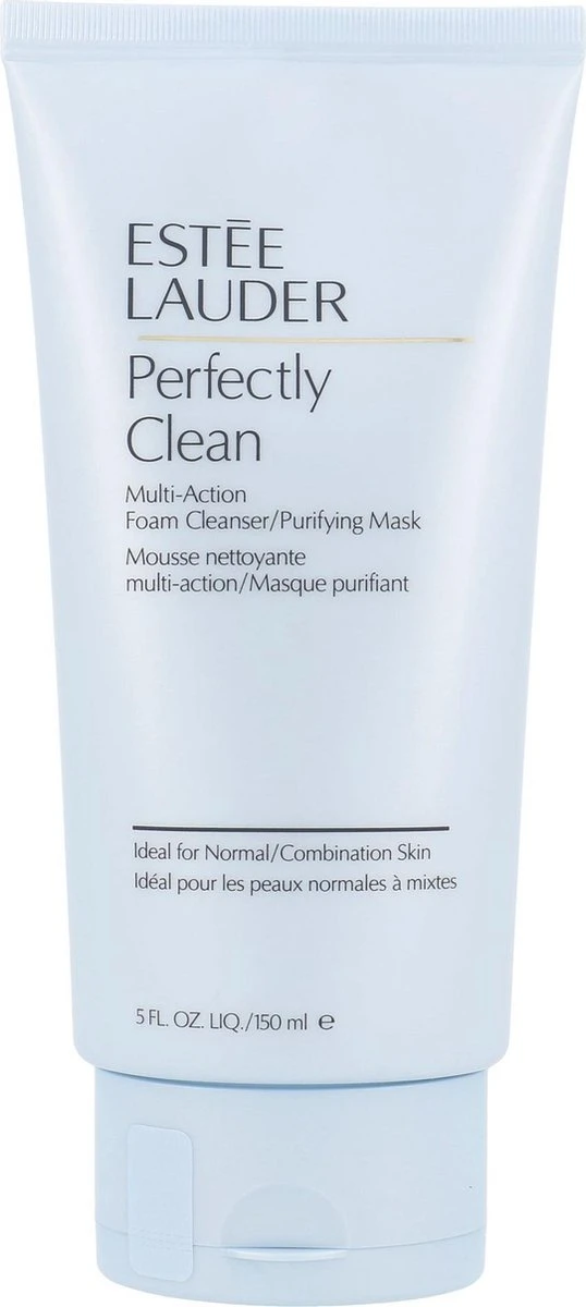 Estée Lauder Perfectly Clean Multi-Action Foam Cleanser/Purifying Mask Gezichtsmasker - 150 Ml 1 Estée Lauder Perfectly Clean Multi-Action Foam Cleanser/Purifying Mask Gezichtsmasker - 150 Ml