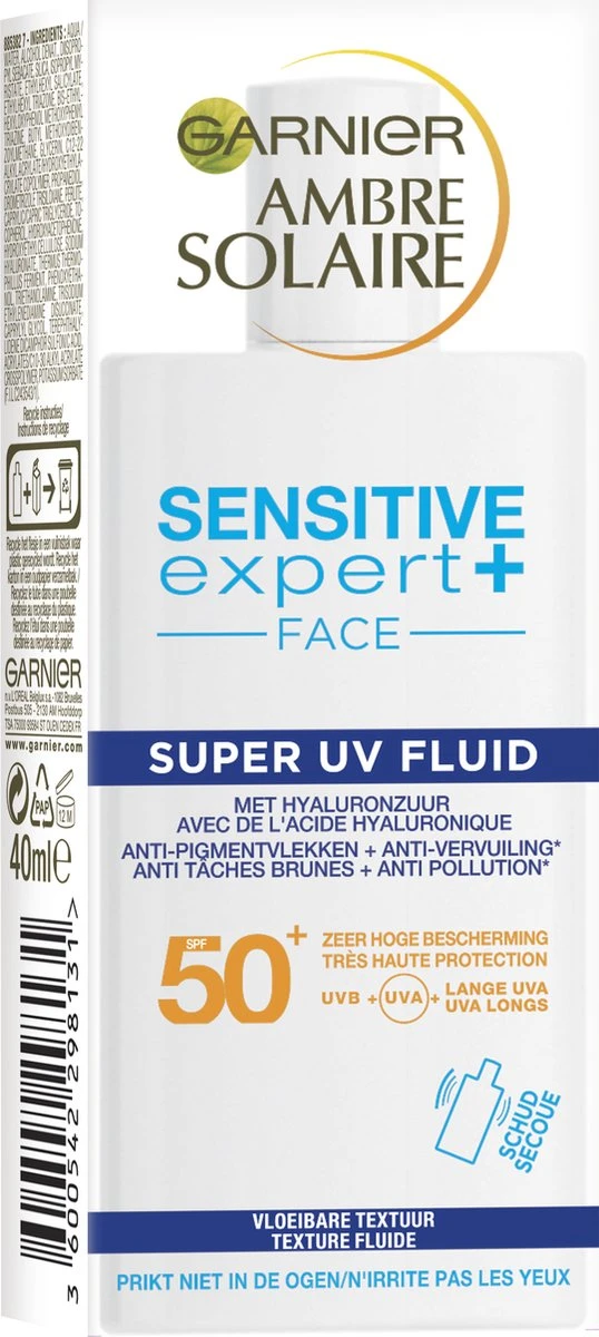 Garnier Ambre Solaire Sensitive Expert+ Zonnebrand - SPF 50+ - 40 Ml 10 Garnier Ambre Solaire Sensitive Expert+ Zonnebrand - SPF 50+ - 40 Ml - Afbeelding 10
