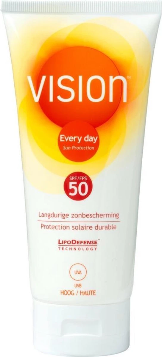 Vision Every Day Sun Protection - Zonnebrand - SPF 50 - 180 Ml 2 Vision Every Day Sun Protection - Zonnebrand - SPF 50 - 180 Ml - Afbeelding 2
