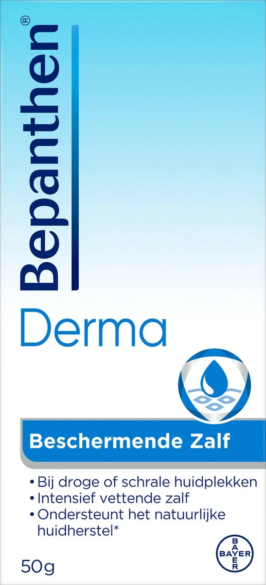 Bepanthen Beschermende Zalf - Intensief Vettende Zalf - Zonder Parfum - Droge Of Schrale Huidplekken - 50 Gram 1 Bepanthen Beschermende Zalf - Intensief Vettende Zalf - Zonder Parfum - Droge Of Schrale Huidplekken - 50 Gram