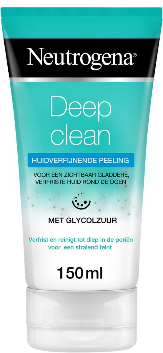 Neutrogena Deep Clean Huidverfijnende Peeling, Zachte Waspeeling Met Glycolzuur, Reinigingspeeling, Bescherming Tegen Schadelijke Stoffen Van Buitenaf, 1 X 150 Ml 7 Neutrogena Deep Clean Huidverfijnende Peeling, Zachte Waspeeling Met Glycolzuur, Reinigingspeeling, Bescherming Tegen Schadelijke Stoffen Van Buitenaf, 1 X 150 Ml - Afbeelding 7
