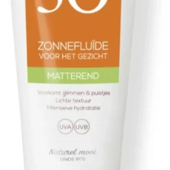 Biodermal Zonnebrand - Matterende Zonnefluïde Voor Het Gezicht SPF 30 - 40ml - Voorkomt Glimmen En Puistjes -Goedkope Gezicht Zoet Winkel 561x1200