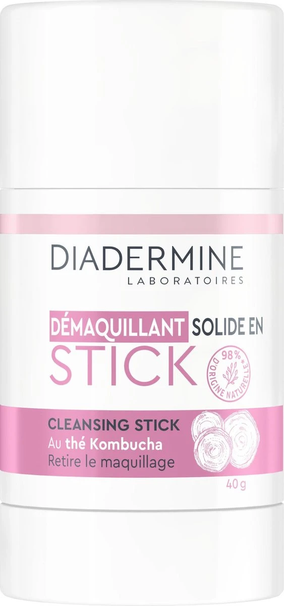 Diadermine Essential Care Cleansing Stick Komboecha Tea 40gr 1 Diadermine Essential Care Cleansing Stick Komboecha Tea 40gr