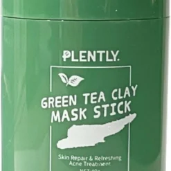 Plently - 1 + 1 Gratis - Groene Thee Masker - Green Mask Stick - 100% Natuurlijk Masker - Gezichtsmasker - Klei Masker - Anti Acne Masker - Verzorgend Masker - Groene Thee - Huidverzorging - Verkoelend - Hydraterend - Hoge Kwaliteit -Goedkope Gezicht Zoet Winkel 566x1200