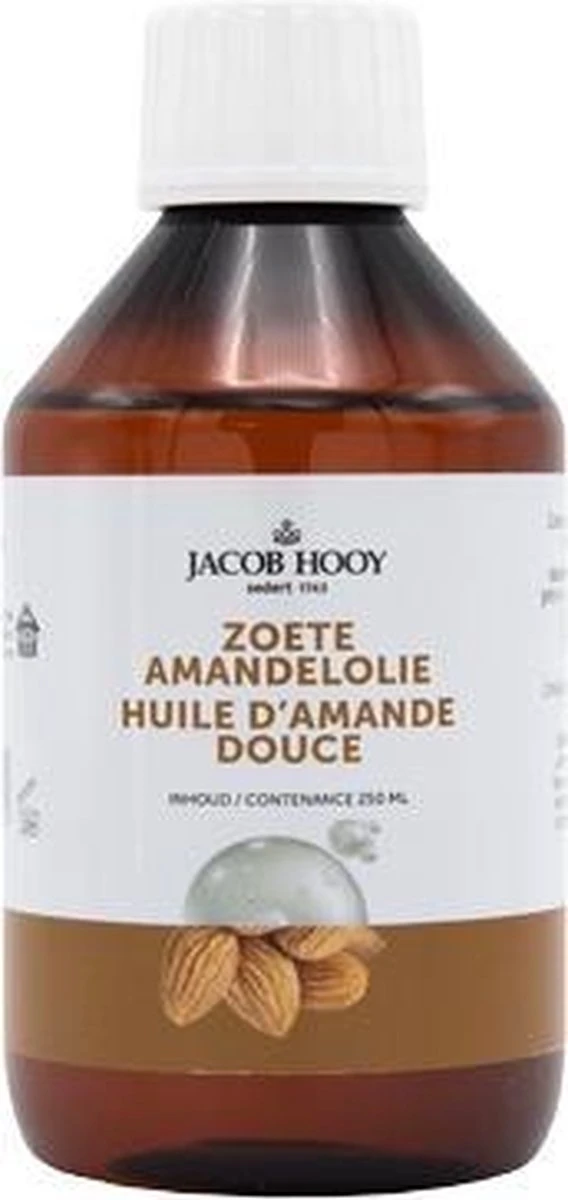Jacob Hooy Olie- & Vloeistoffen Amandelolie Zoet - 250 Ml - Body Oil 4 Jacob Hooy Olie- & Vloeistoffen Amandelolie Zoet - 250 Ml - Body Oil - Afbeelding 4