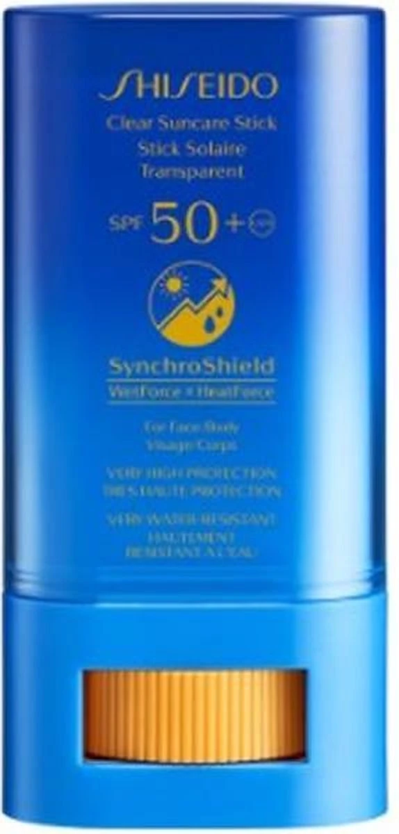 Shiseido Clear Suncare Stick Spf50+ - Zonnebrand - 20 G 4 Shiseido Clear Suncare Stick Spf50+ - Zonnebrand - 20 G - Afbeelding 4