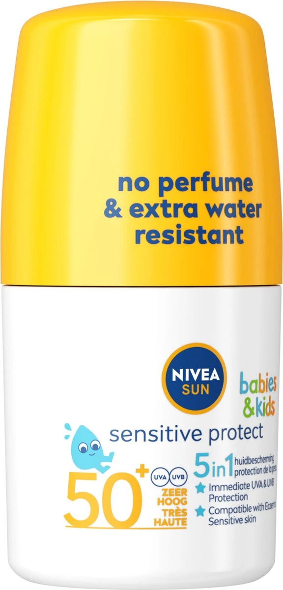 NIVEA SUN Babies & Kids Sensitive Roll-On Zonnebrand SPF 50+ - 50 Ml 2 NIVEA SUN Babies & Kids Sensitive Roll-On Zonnebrand SPF 50+ - 50 Ml - Afbeelding 2