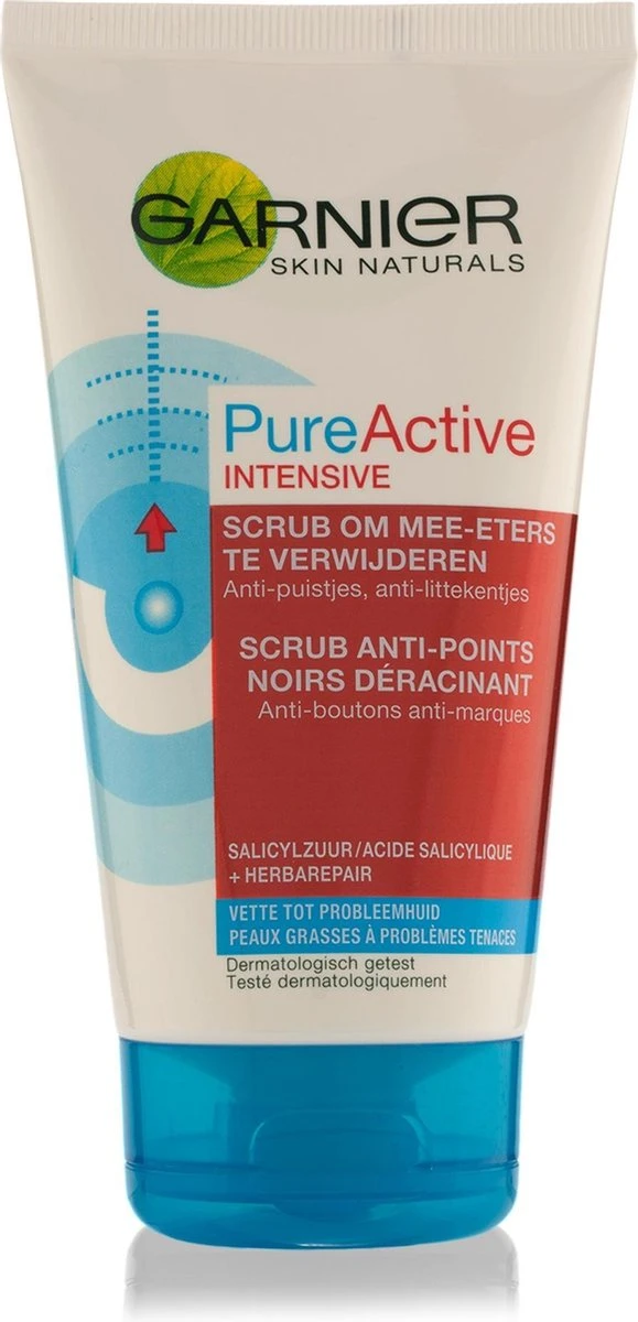 Garnier Skinactive Face PureActive Intensive Scrub Tegen Mee-Eters En Puistjes- 150ml X 2 - Scrub 11 Garnier Skinactive Face PureActive Intensive Scrub Tegen Mee-Eters En Puistjes- 150ml X 2 - Scrub - Afbeelding 11